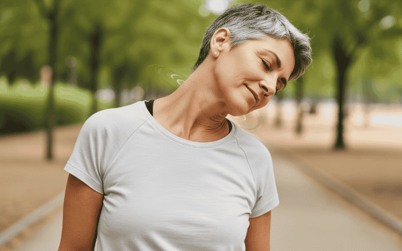 gentle neck rotation mobility exercises for women over 50