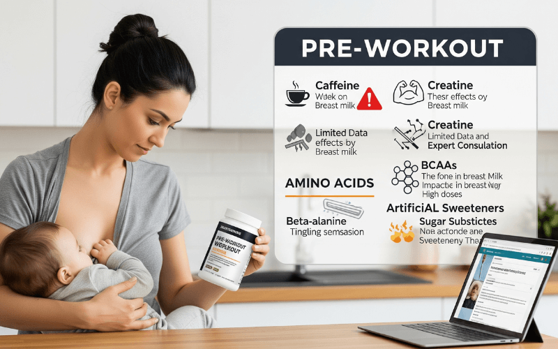 “Best pre workout supplements safe for breastfeeding