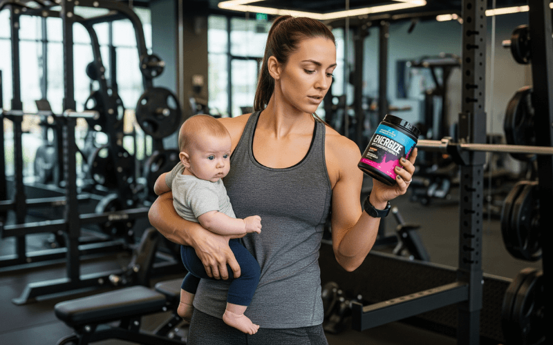 pre workout while breastfeeding
