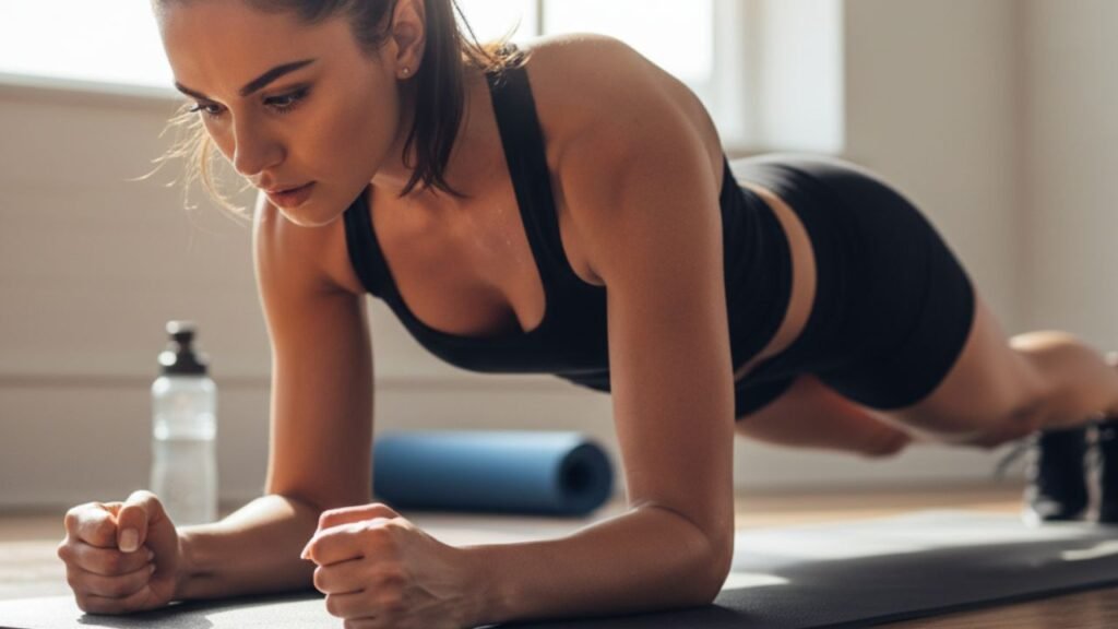 toned arms workout no equipment women fitness