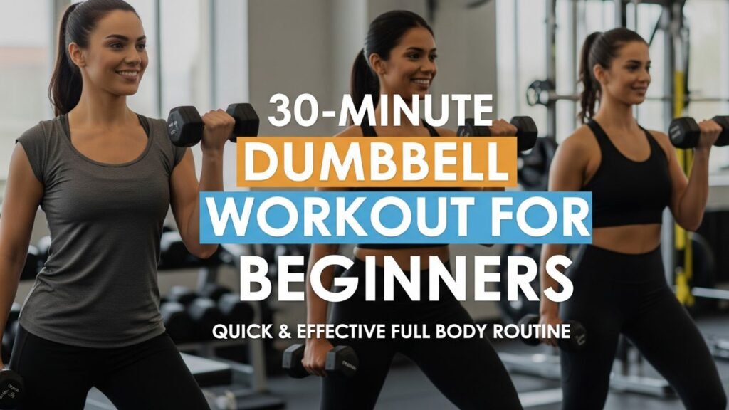 30 minute dumbbell workout for beginners women at home