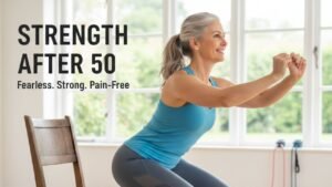 Strength training for women over 50 using gentle exercises for strength and balance
